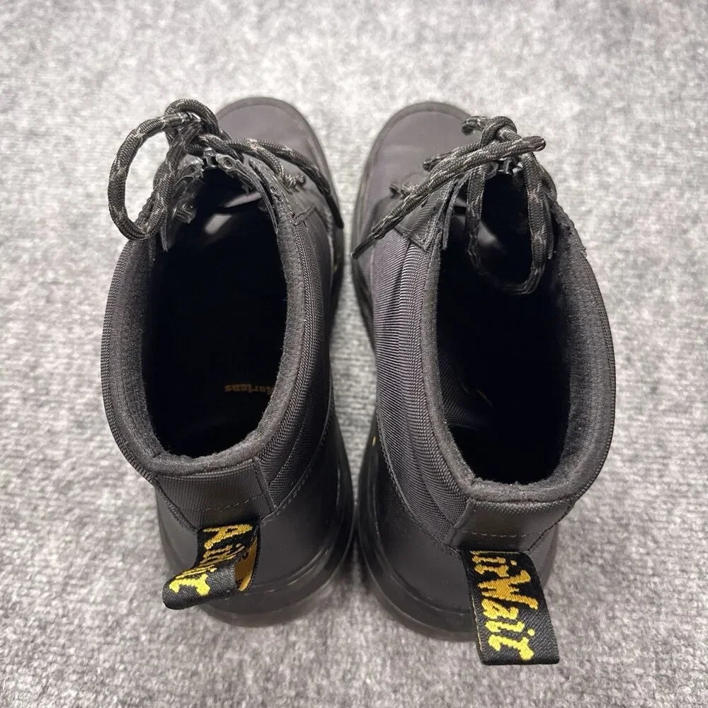 Dr. Doc Martens Bonny Tech Jungle Boots Cordura Black Men's US 11 EU 45 Zip Lace